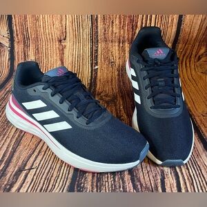 adidas Women's Start Your Run Light motion Shoes White/blue/Pink, Size 8